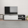 Hanah Home Krog Soporte para TV Antracita y Blanco